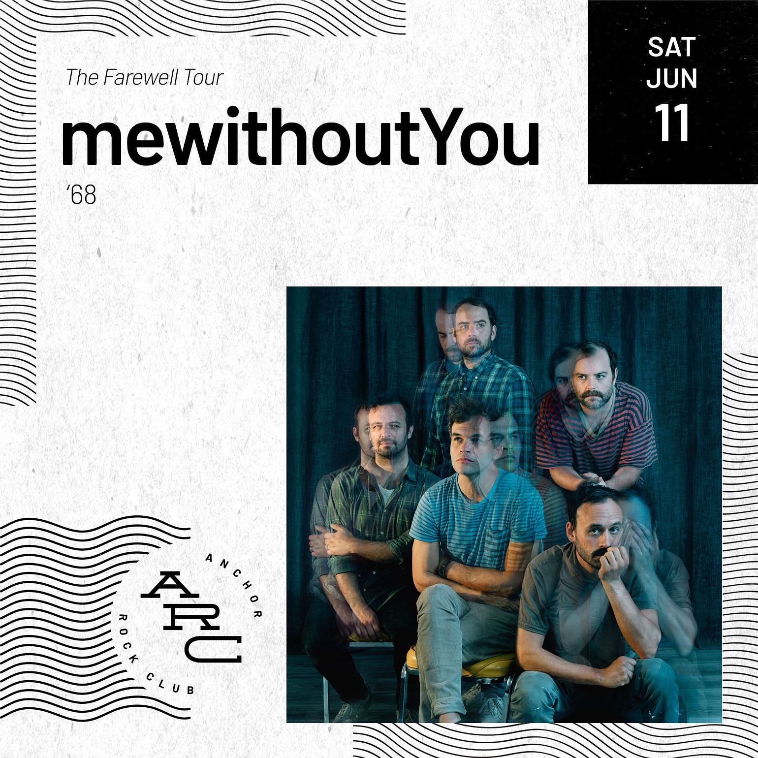 The mewithoutYou Farewell Tour Tickets at Anchor Rock Club in Atlantic