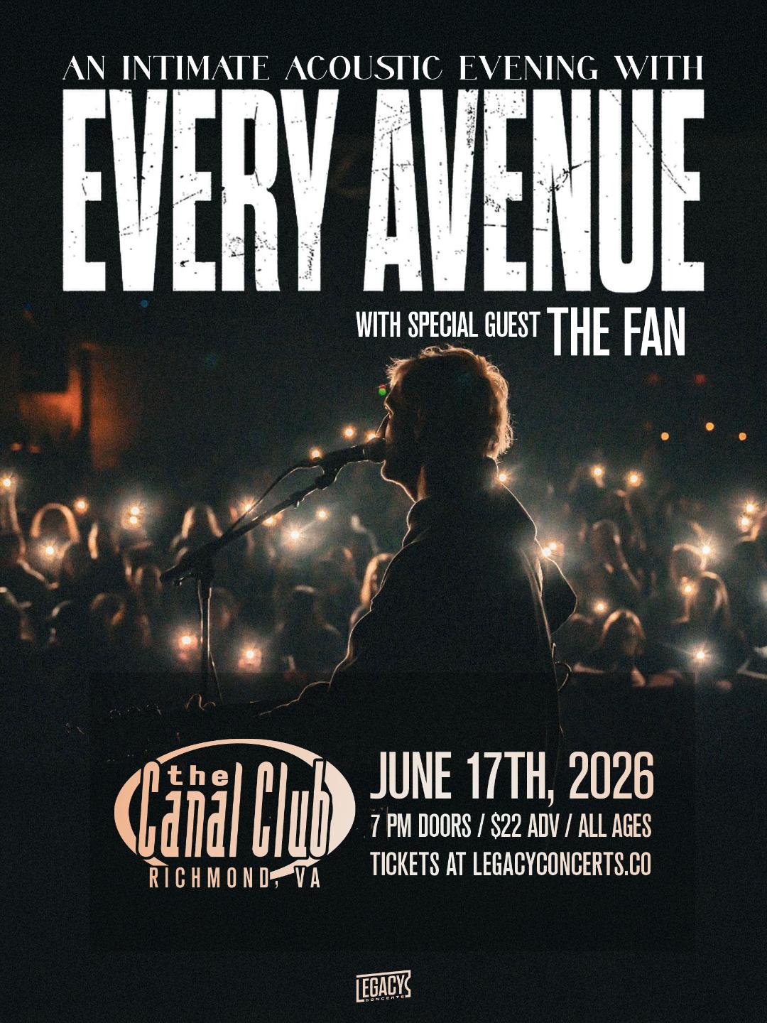 Intimate Acoustic Evening with EVERY AVENUE