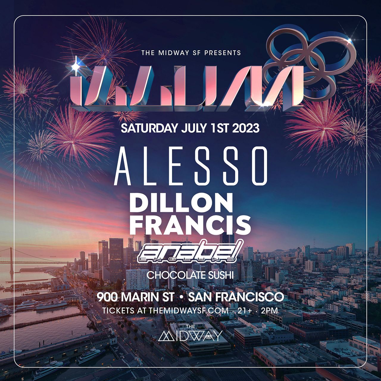 ILLUM: Alesso, Dillon Francis, Anabel Englund, Chocolate Sushi Tickets ...