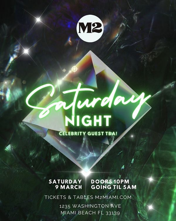 M2 Saturdays Tickets at M2 Miami in Miami Beach by M2 Miami | Tixr