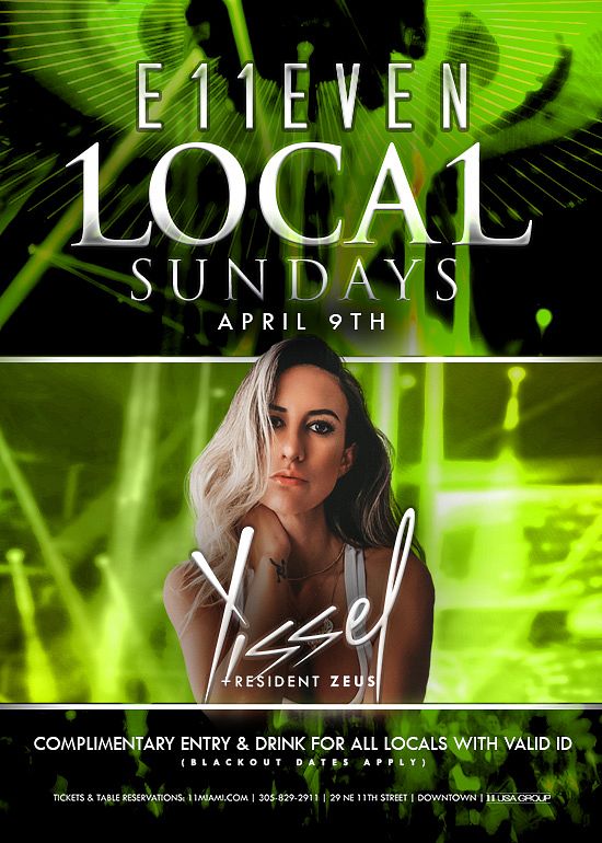YISSEL Tickets at E11EVEN Miami in Miami by 11 Miami Tixr
