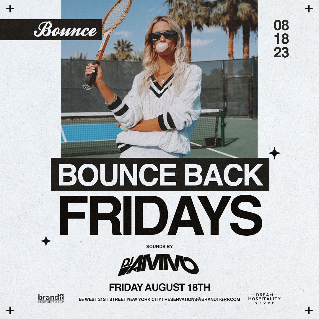 FRIDAY NIGHTS BOUNCE SPORTING CLUB Tickets at Bounce Sporting Club in