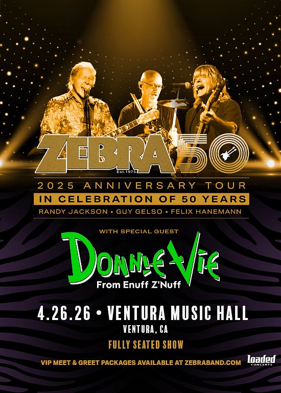 Zebra: 50th Anniversary Tour With Special Guest Donnie Vie (The