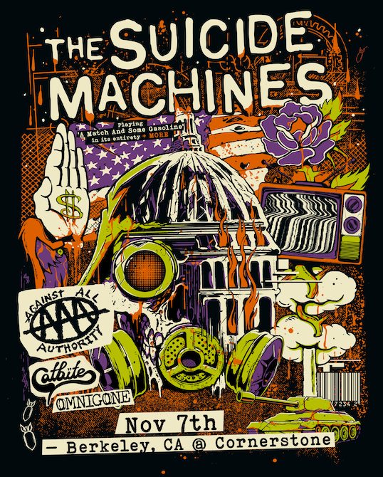 THE SUICIDE MACHINES performing 'A Match and Some Gasoline