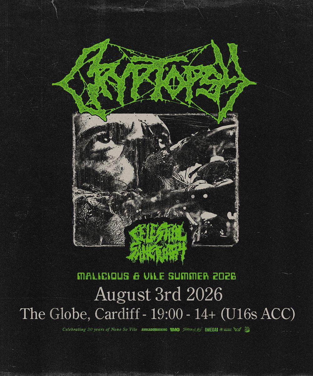 Cryptopsy Tickets at The Globe in Cardiff by The Globe Cardiff | Tixr