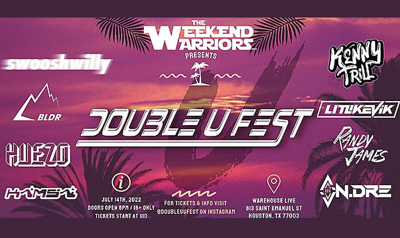 DOUBLE UU FEST Tickets at The Ballroom at Warehouse Live in Houston by