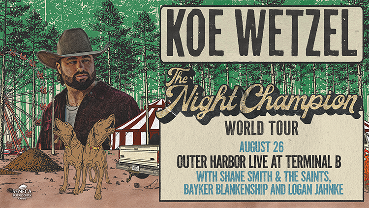Koe Wetzel: The Night Champion World Tour Tickets | Tixr