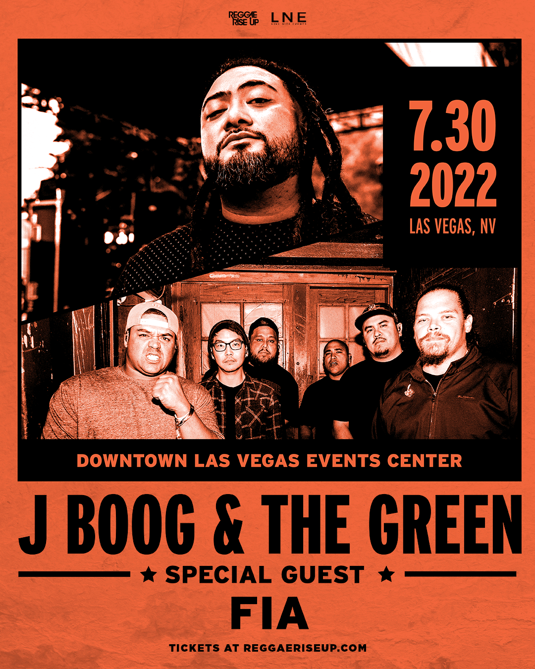 J Boog & The Green at DLVEC Tickets at Downtown Las Vegas Events Center
