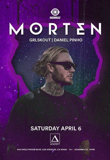 MORTEN Tickets at Academy Nightclub in Los Angeles by Academy | Tixr