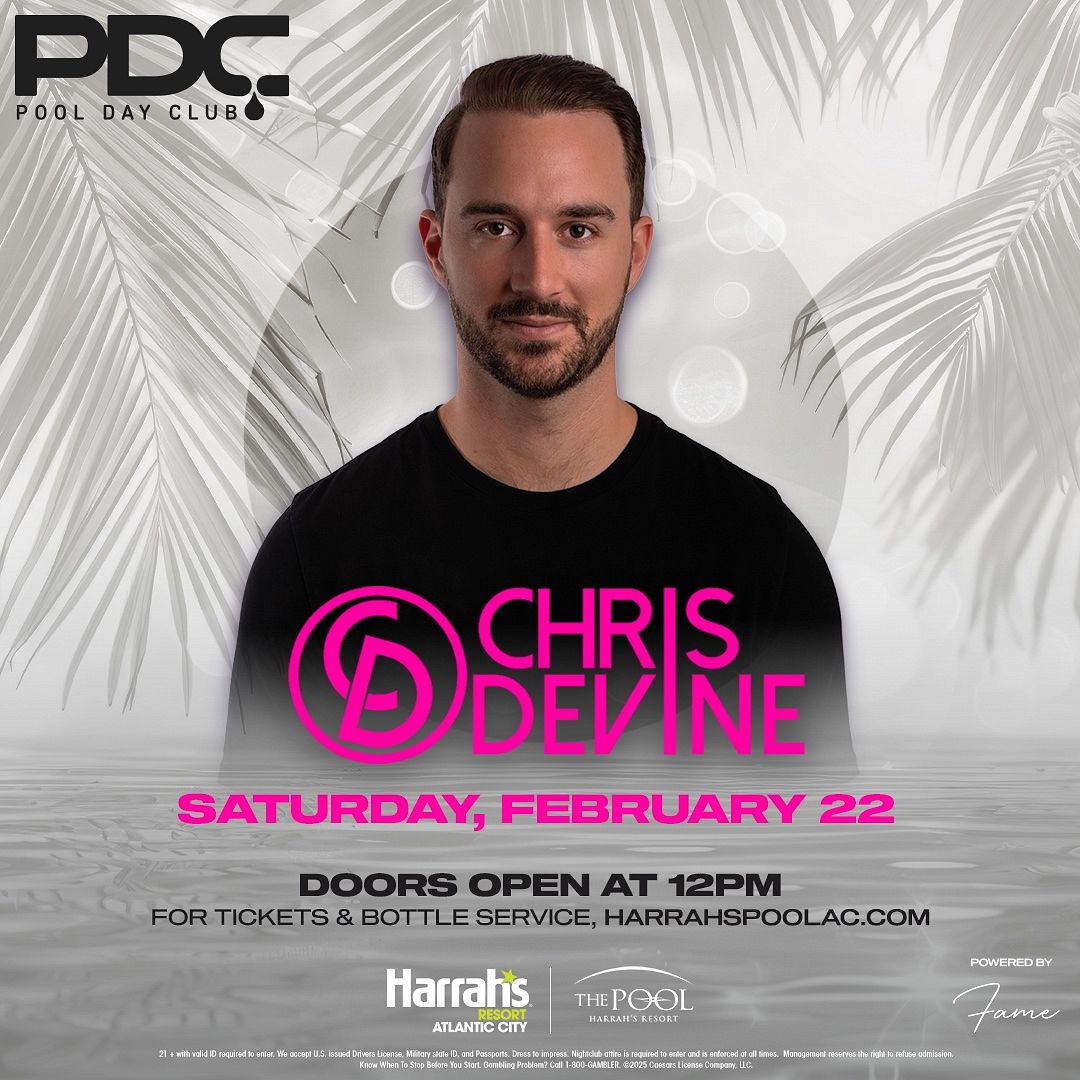 CHRIS DEVINE at The Pool at Harrah's Resort Atlantic City Saturday, February 22, 2025