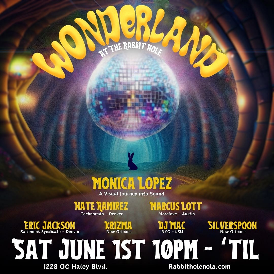 Wonderland: A Visual Journey into Sound Tickets at The Rabbit Hole in ...