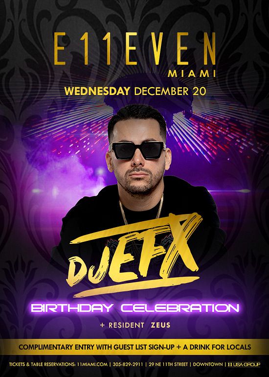 E11EVEN Miami Guest List & Table Bookings