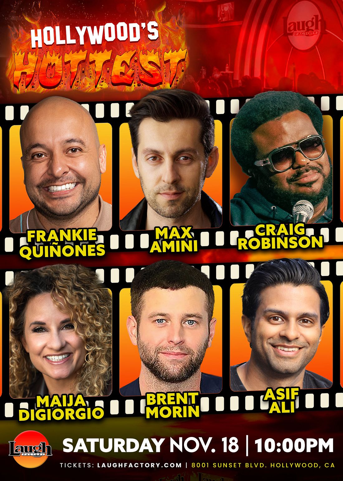 Hollywood's Hottest Tickets at Laugh Factory Hollywood in Los Angeles 
