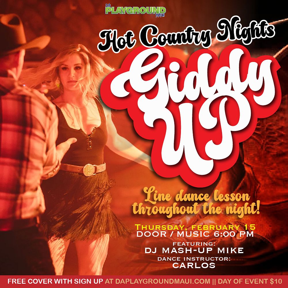 HOT COUNTRY NIGHTS Tickets at da Playground Maui in Wailuku by Da