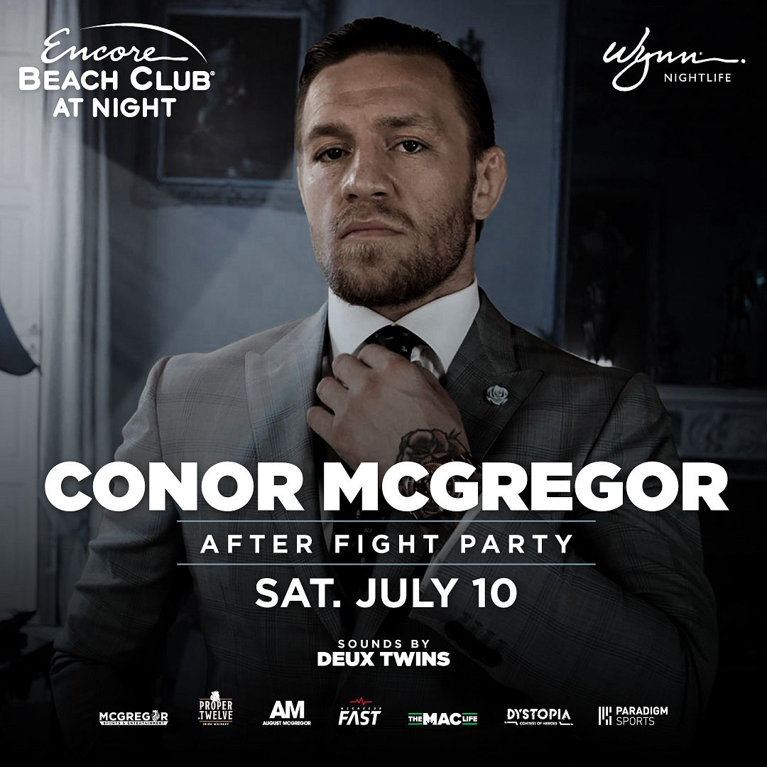 Conor McGregor Tickets at EBC at Night in Las Vegas by EBC at Night Tixr