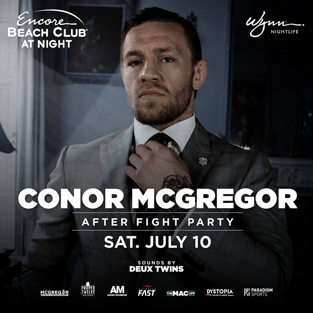 Conor McGregor Tickets at EBC at Night in Las Vegas by EBC at Night | Tixr