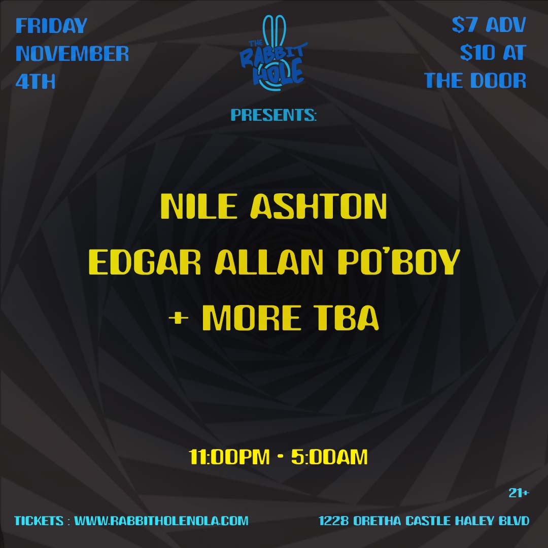 Nile Rabbit Nile Ashton & Friends Tickets at The Rabbit Hole in New Orleans by The ...