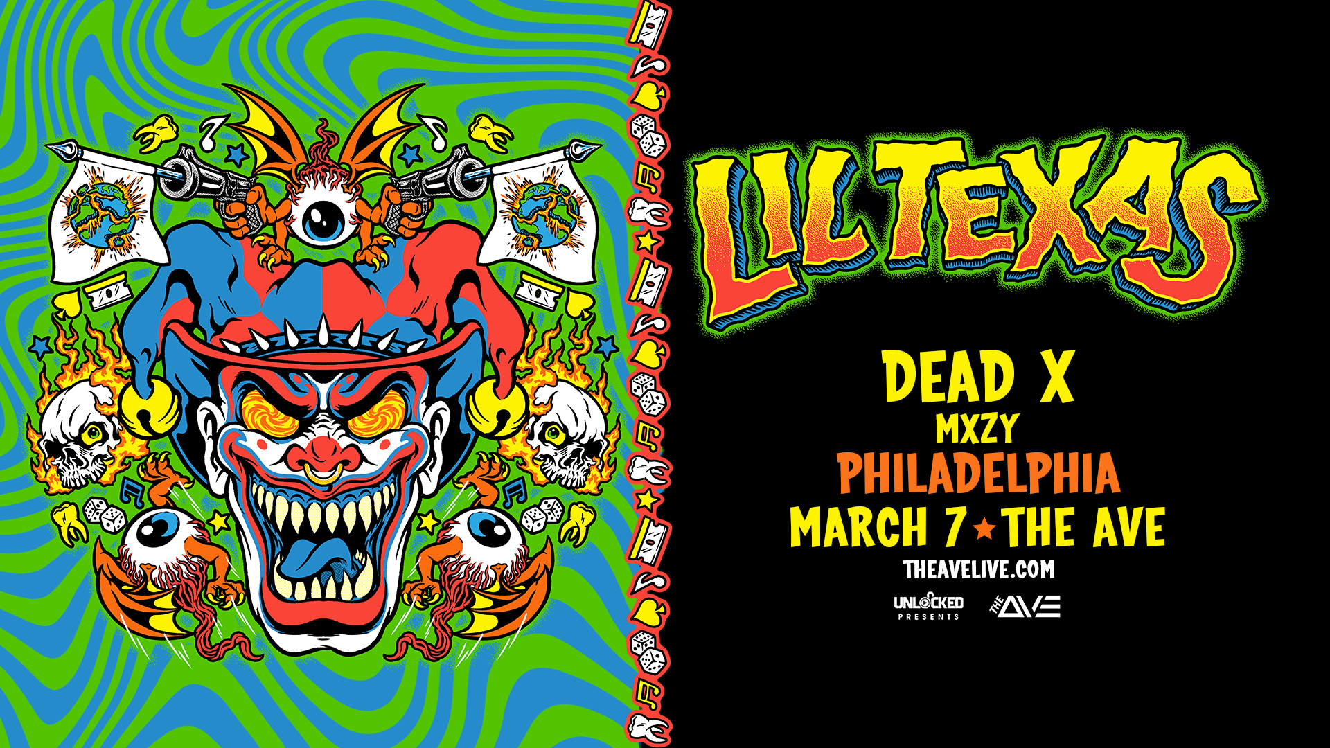 Lil Texas Tickets at The Ave Live in Philadelphia by Unlocked