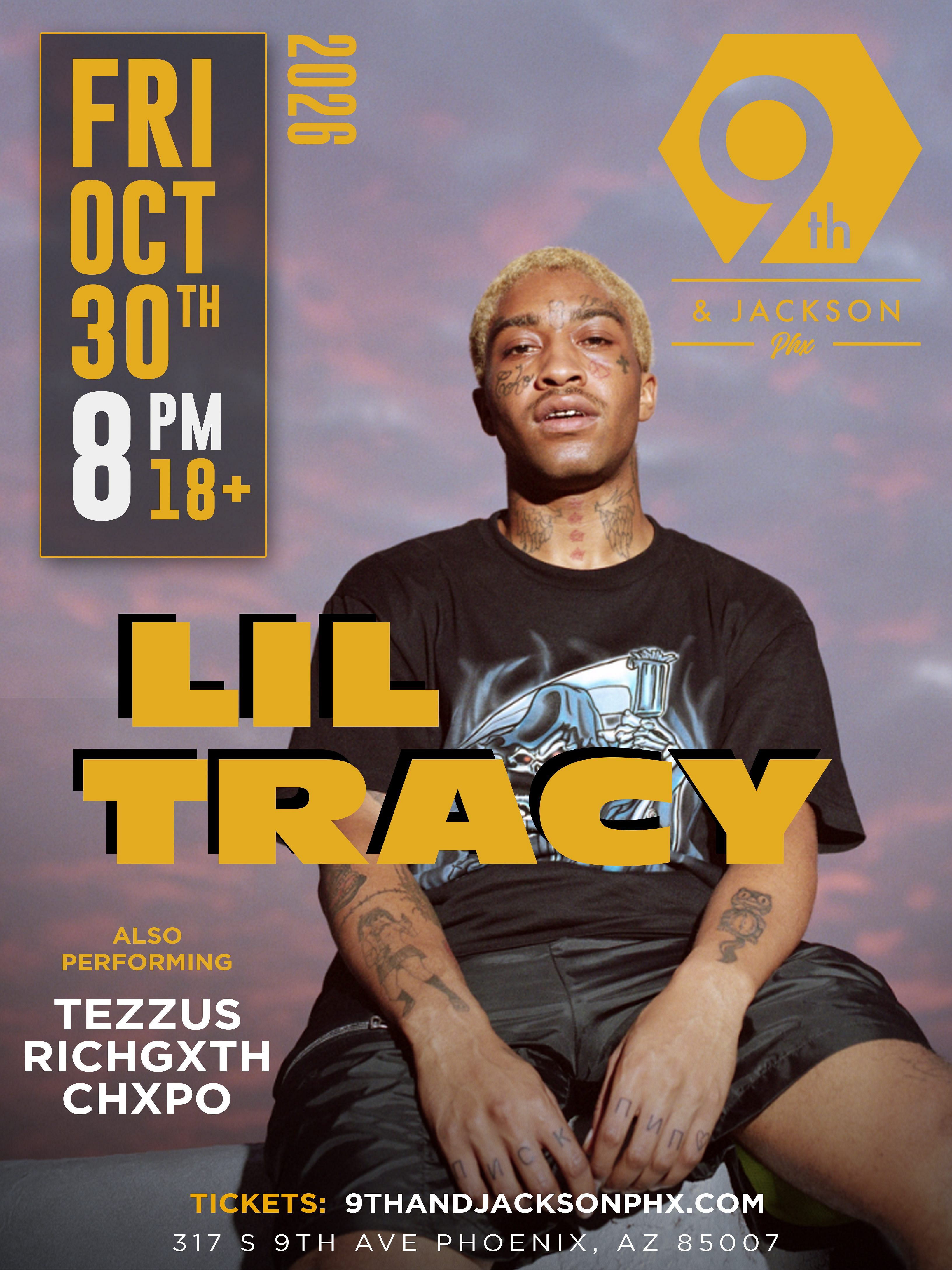 Lil Tracy + Tezzus Tickets at 9th & Jackson Outdoors in Phoenix by