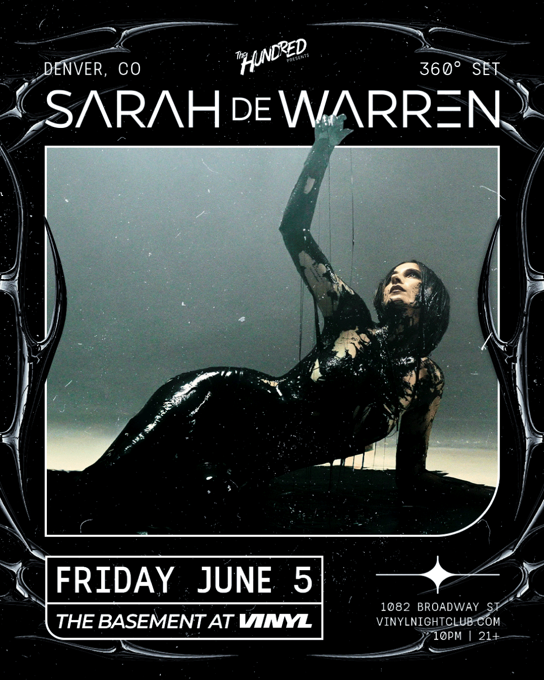 TheHundred presents Sarah de Warren Tickets at Club Vinyl in