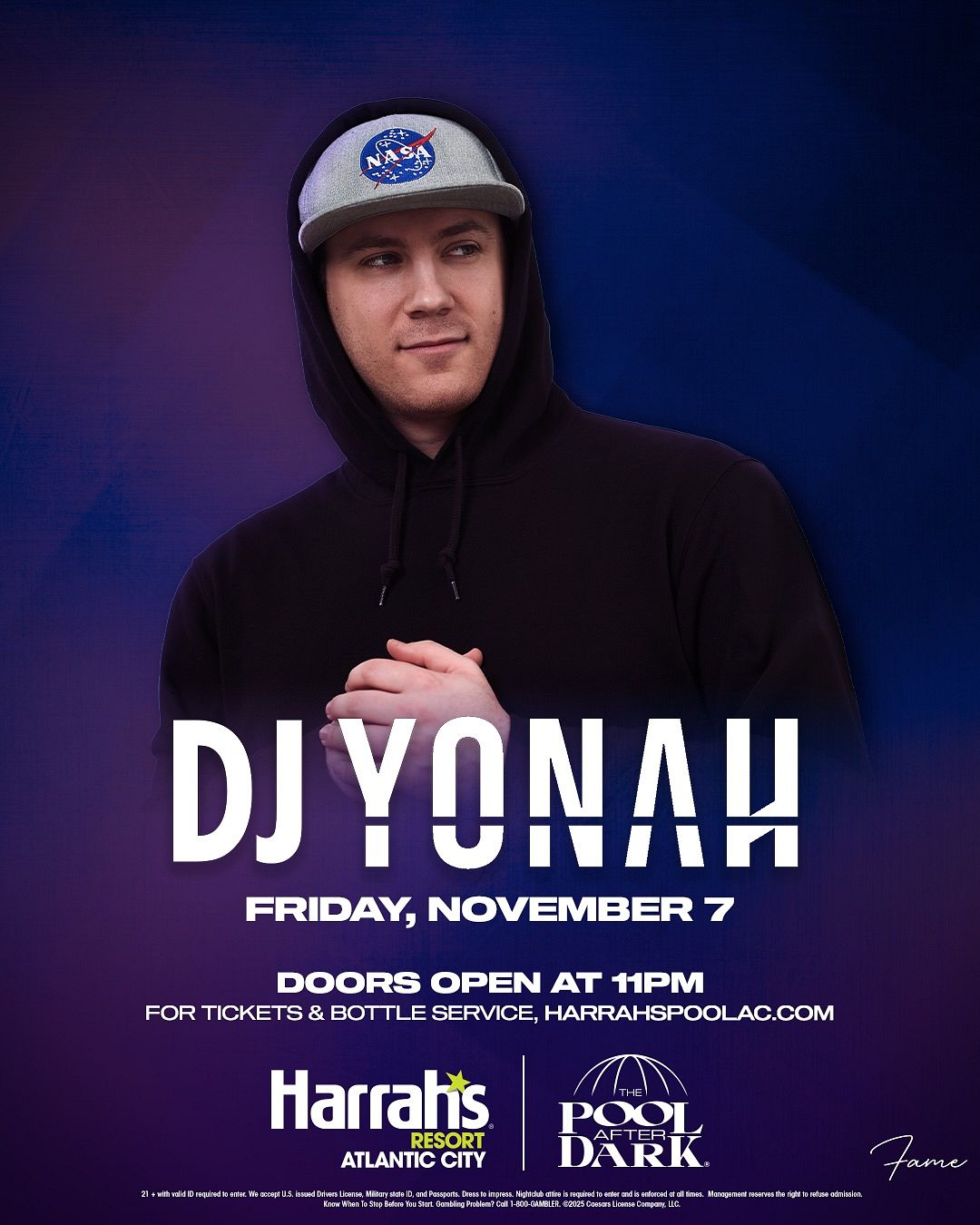 DJ YONAH at The Pool After Dark Friday, November 7, 2025