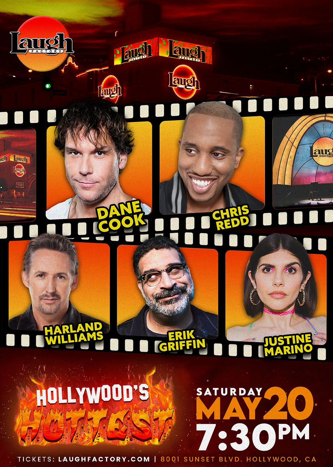 Hollywood's Hottest Tickets at Laugh Factory Hollywood in Los Angeles 