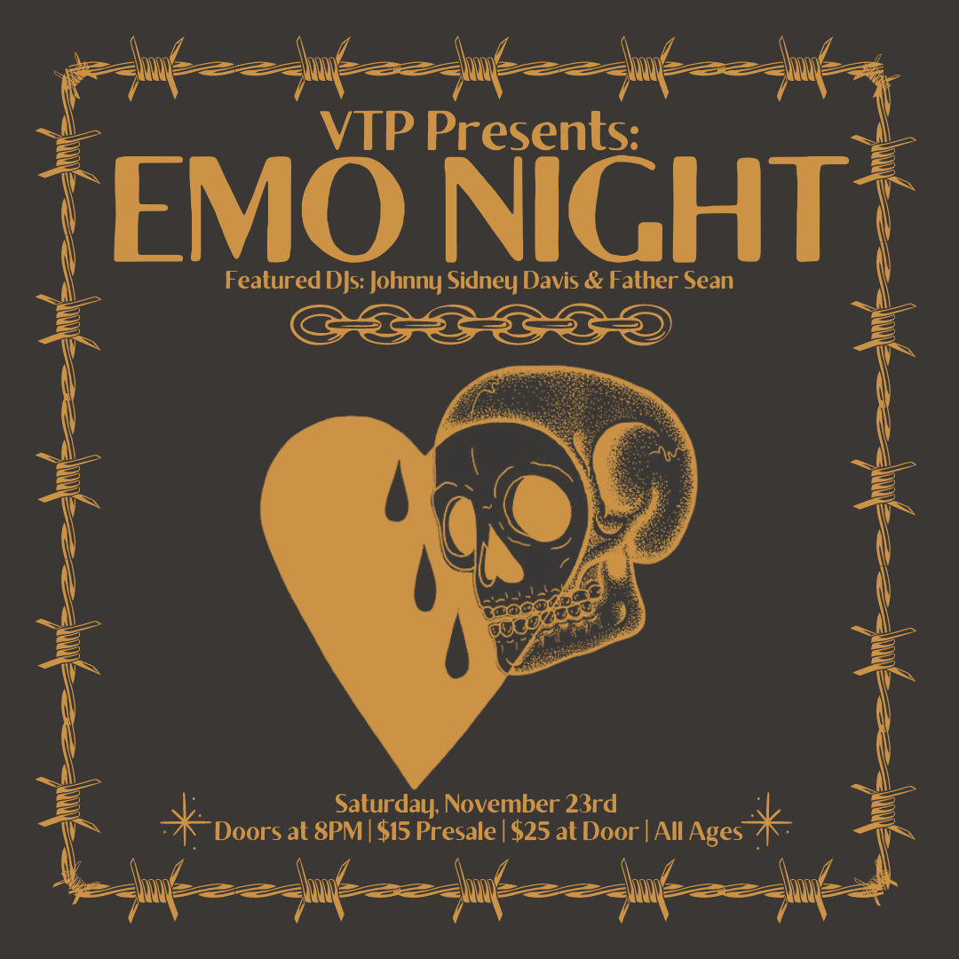 EMO NIGHT Tickets at Volcanic Theater Pub in Bend by Volcanic