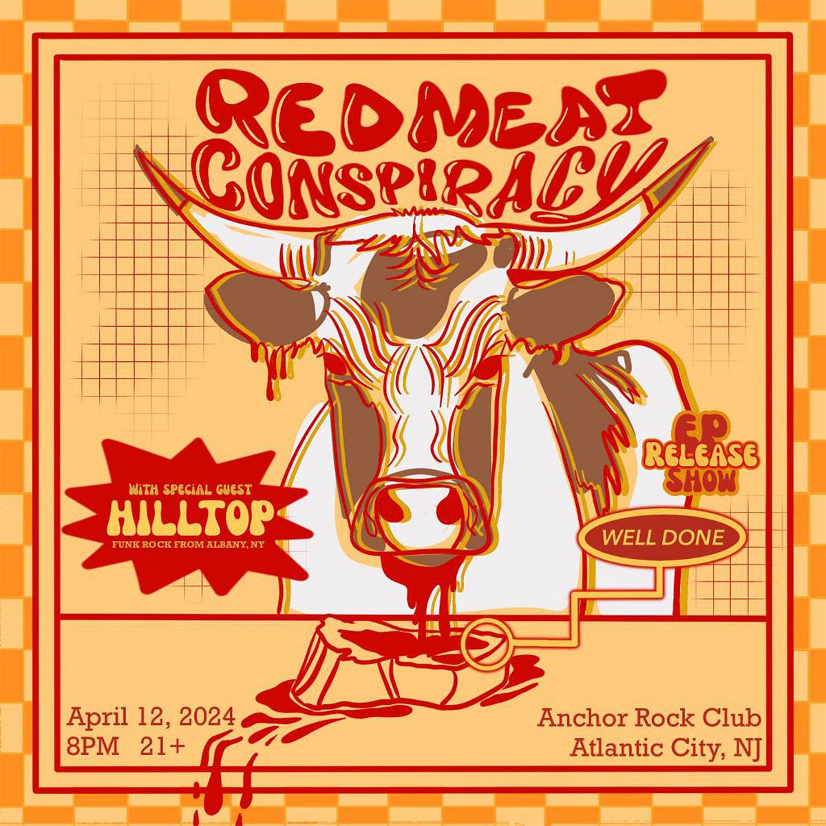 Red Meat Conspiracy Tickets at Anchor Rock Club in Atlantic City by