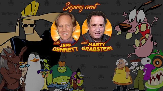 Signing Event with Johnny Bravo & Courage Tickets at Toy Temple ...