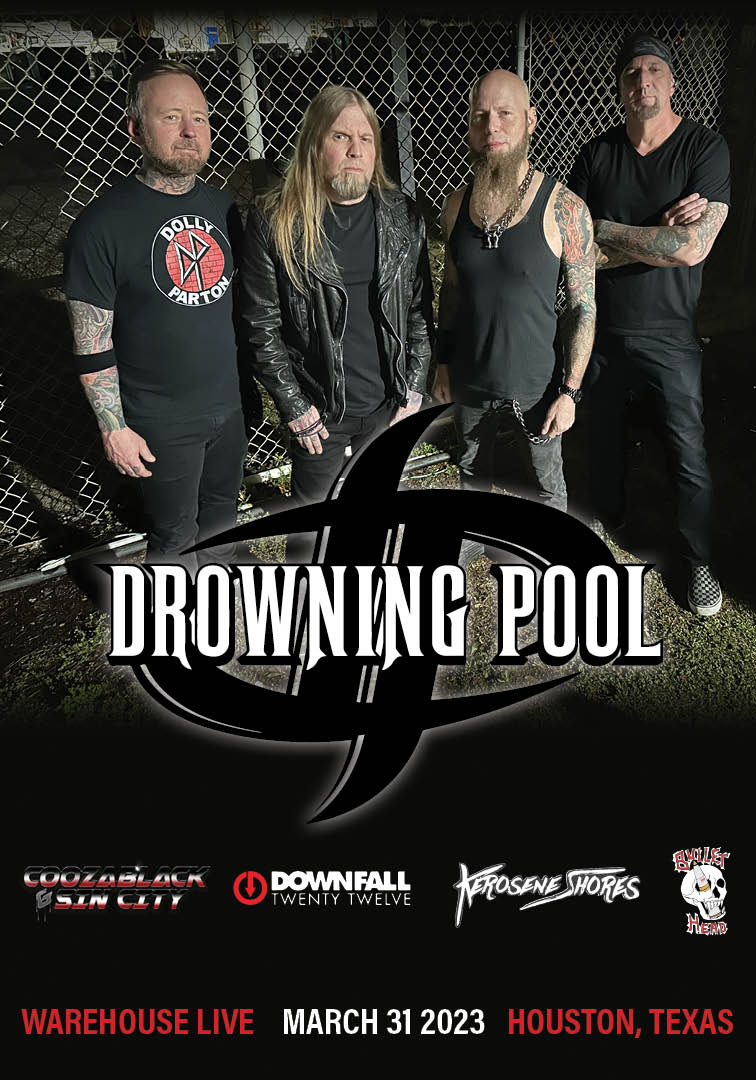 DROWNING POOL Tickets at The Ballroom at Warehouse Live in Houston by