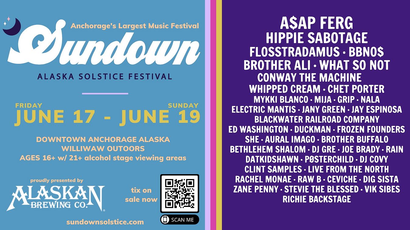 Sundown Solstice Festival Tickets at Williwaw Outdoors in Anchorage by