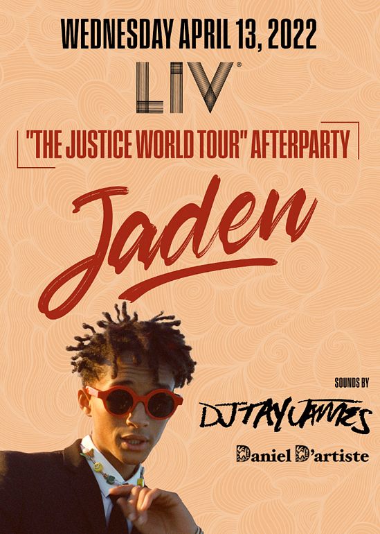 Jaden Smith Tickets at LIV in Miami Beach by LIV Fontainebleau Tixr