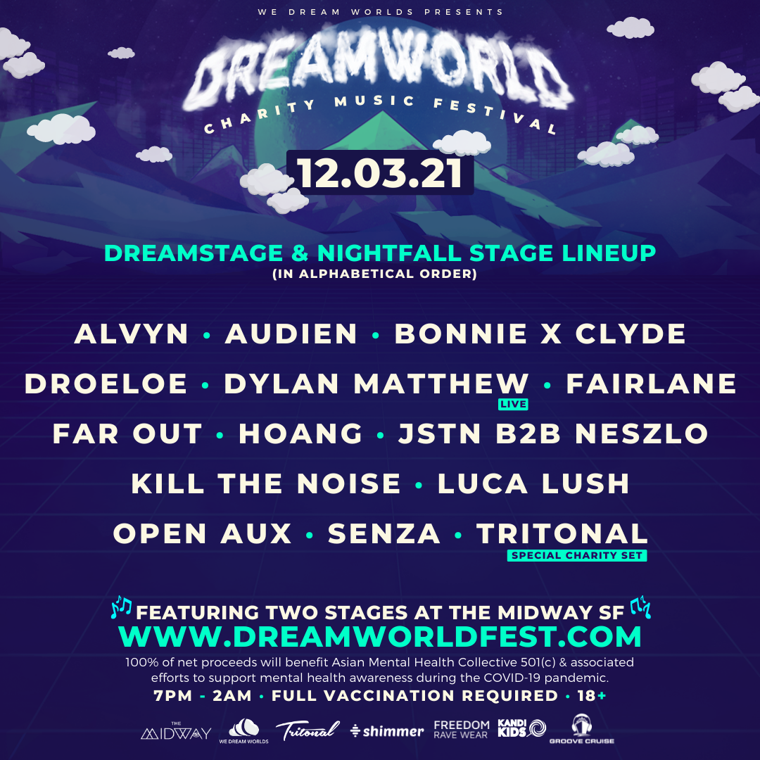DREAMWORLD Charity Music Festival Tickets at The Midway in San
