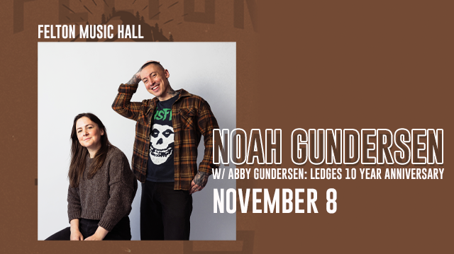 Noah Gundersen w/ Abby Gundersen: Ledges 10 Year Anniversary Tickets at ...