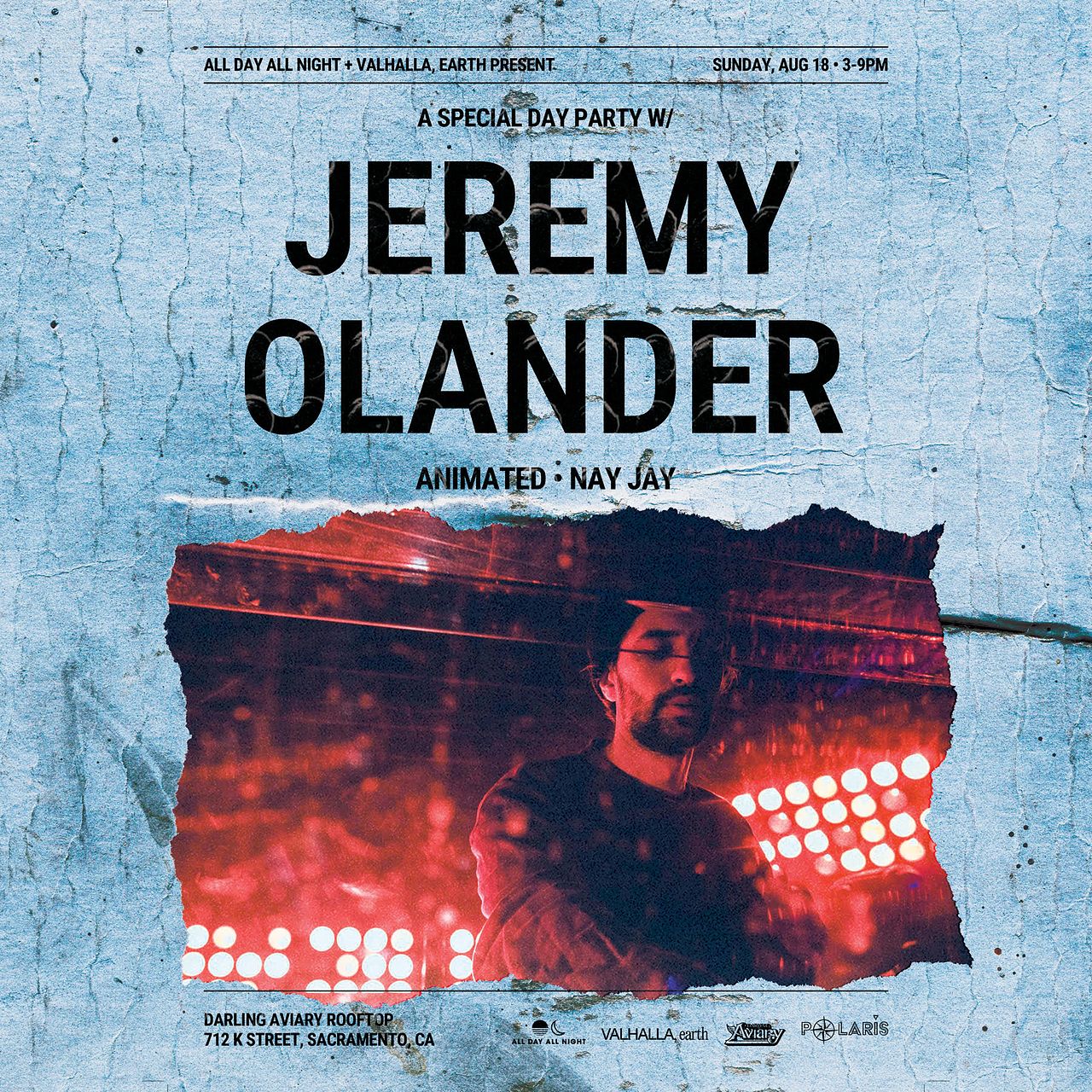 Day Party w/ JEREMY OLANDER at Darling Aviary Tickets at Darling Aviary ...