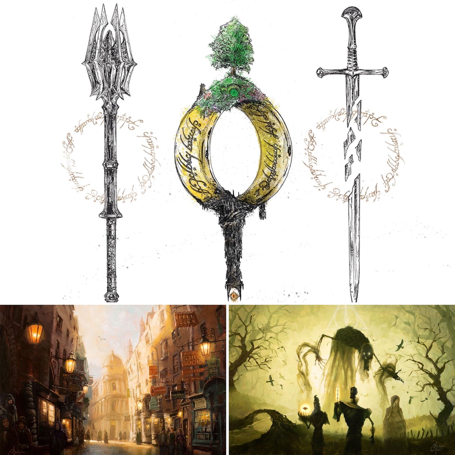 Lord of the Rings & Harry Potter Art & Cosplay