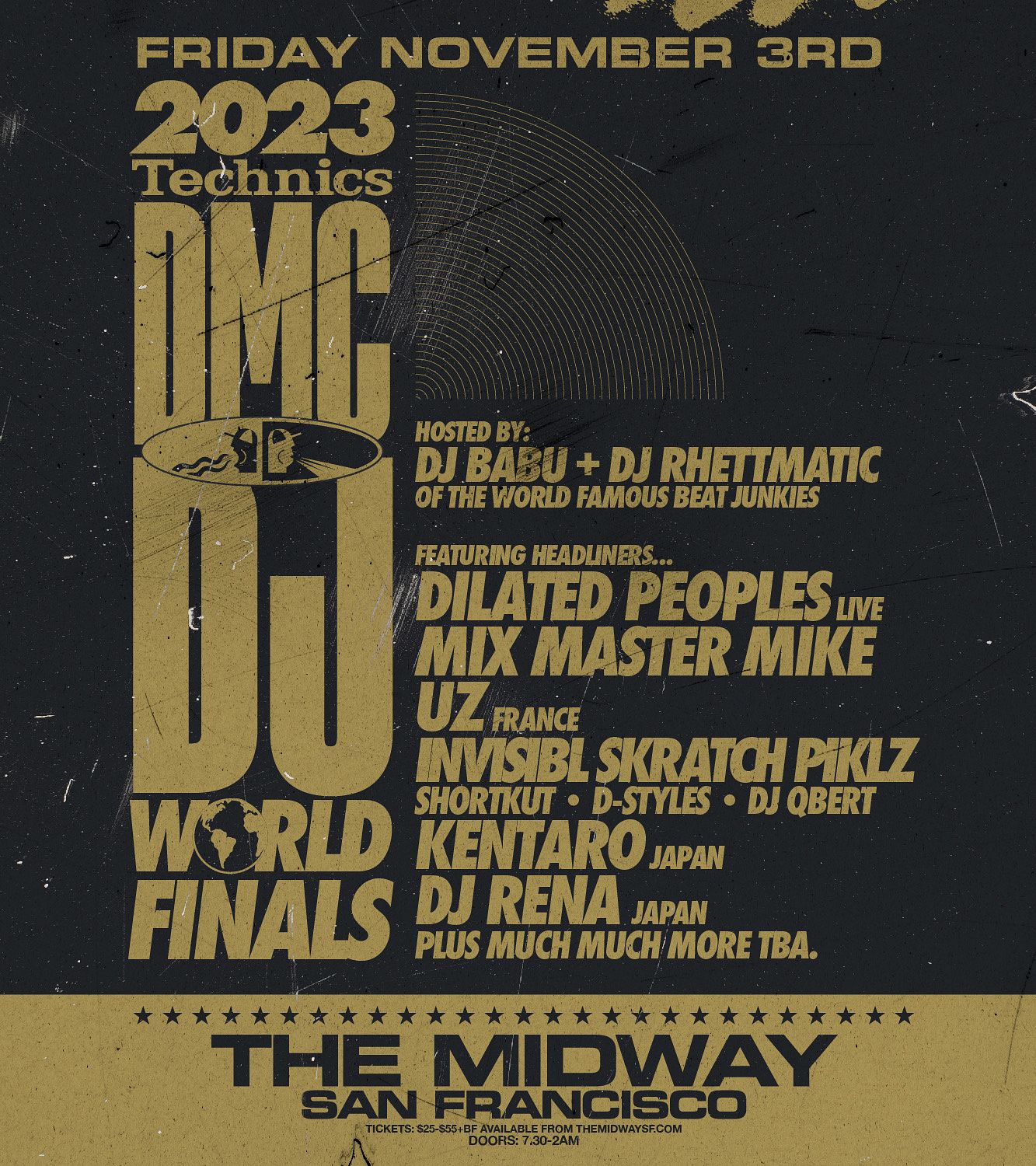 2023 Technics DMC World DJ Finals Tickets at The Midway in San