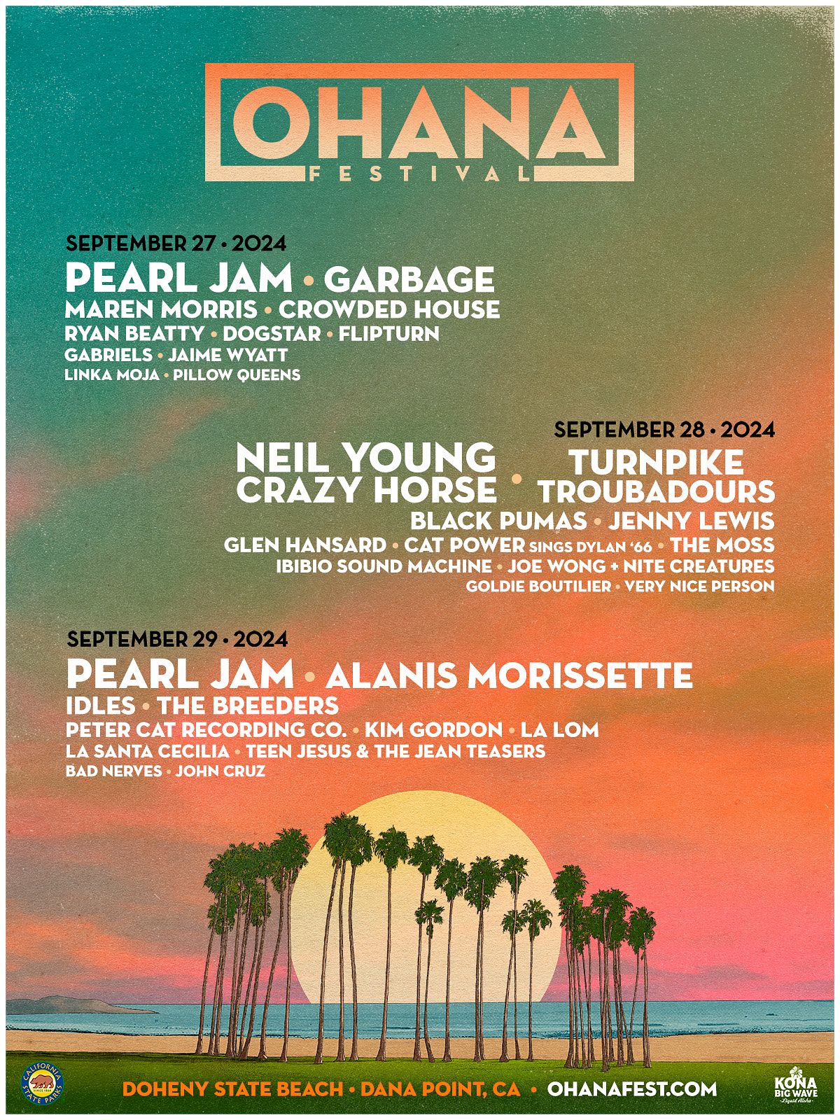 Ohana Festival 2024 Charging Locker Rentals Tickets at Doheny State