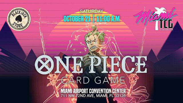 Miami TCG One Piece Tournament Tickets at Miami Airport Convention ...