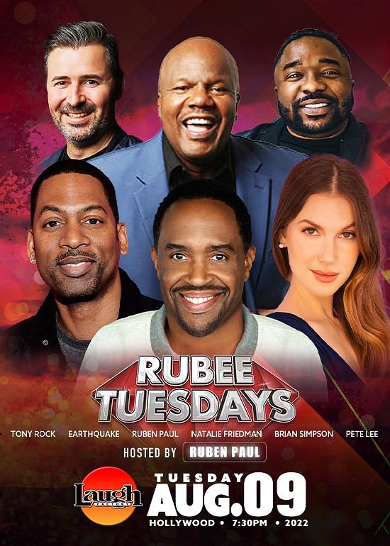 Rubee Tuesdays Tickets at Laugh Factory Hollywood in Los Angeles by ...