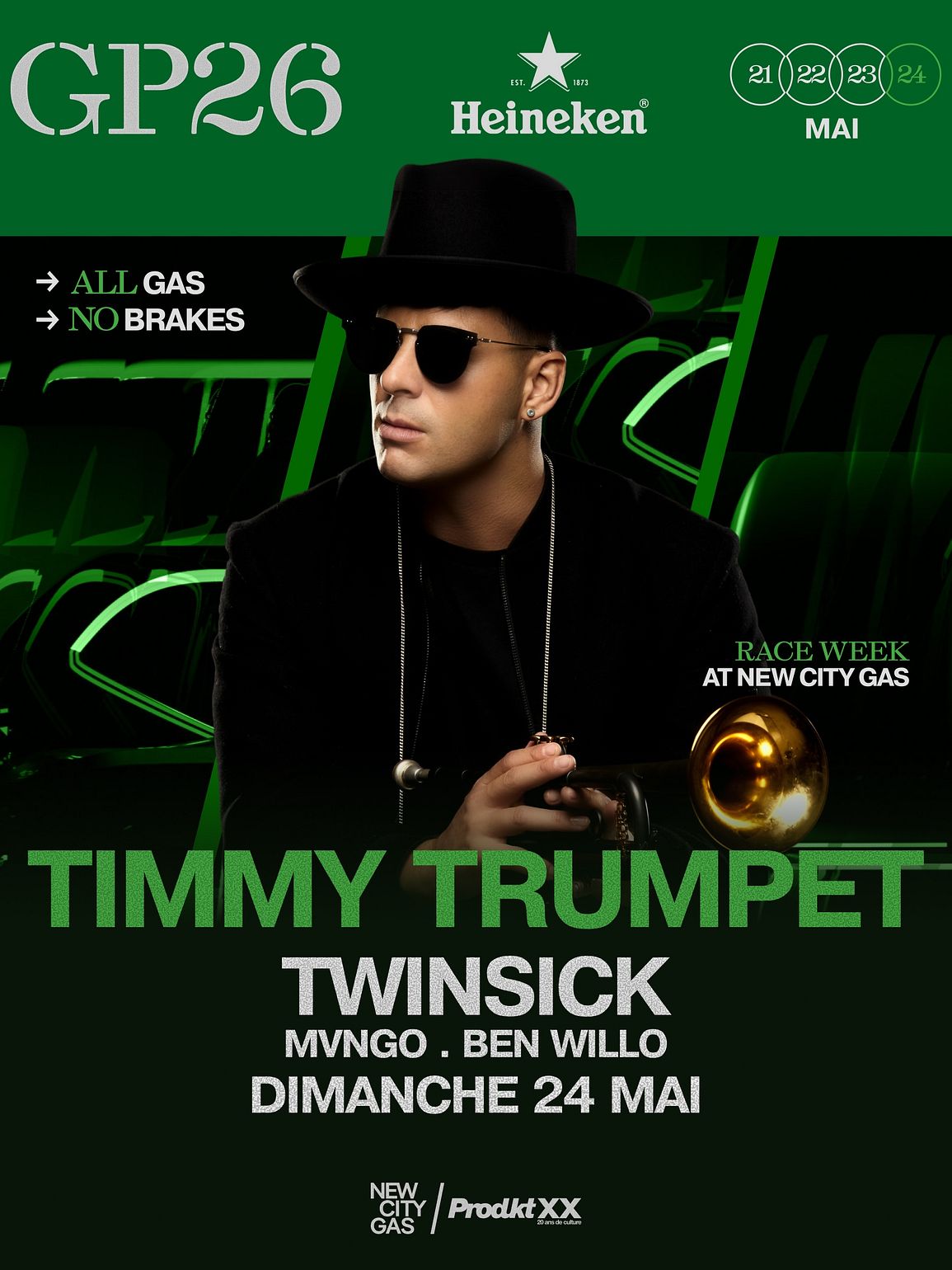 Timmyページ GP26: Timmy Trumpet & Twinsick Tickets at New City Gas in Montreal
