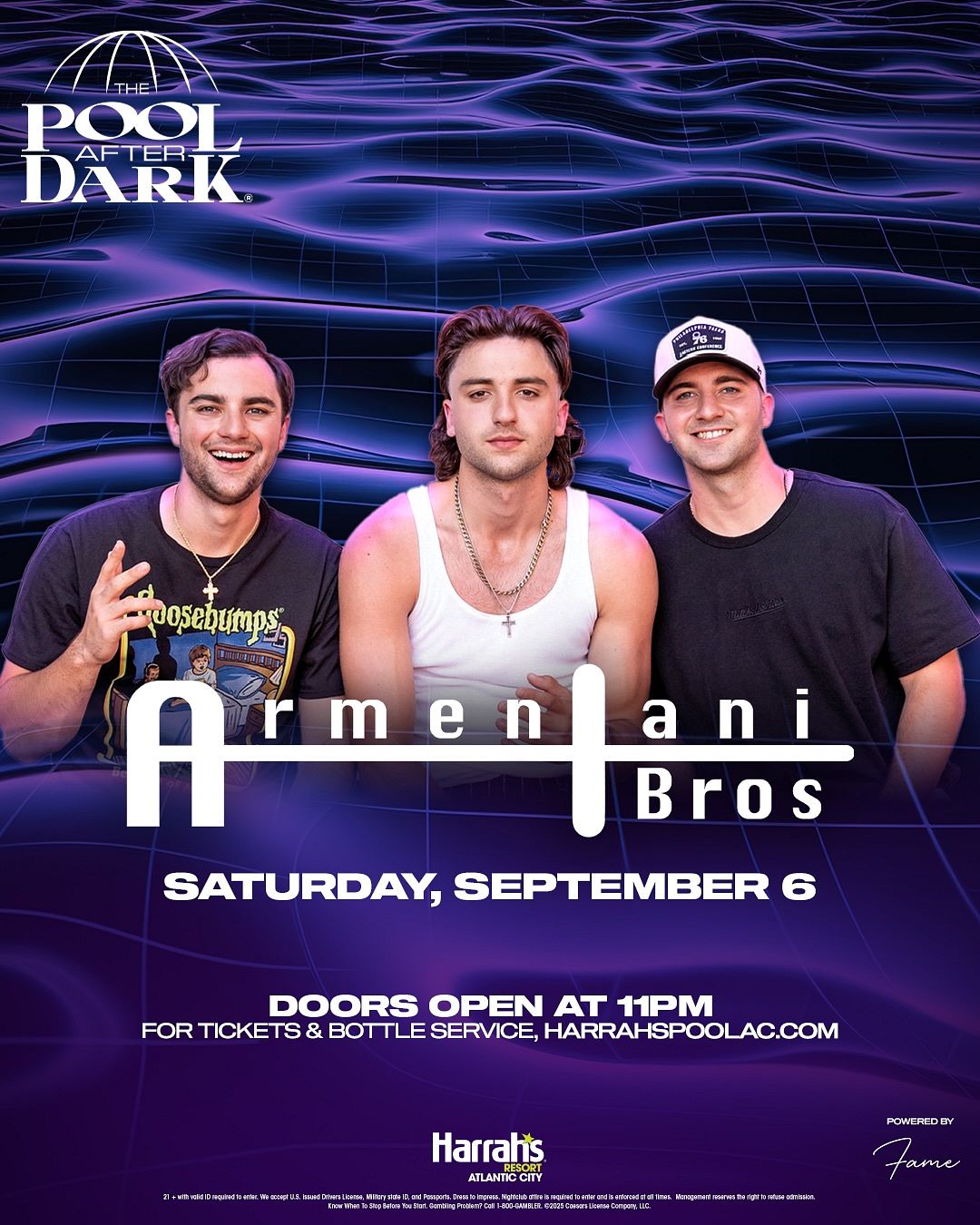 ARMENTANI BROTHERS at The Pool After Dark Saturday, September 6, 2025