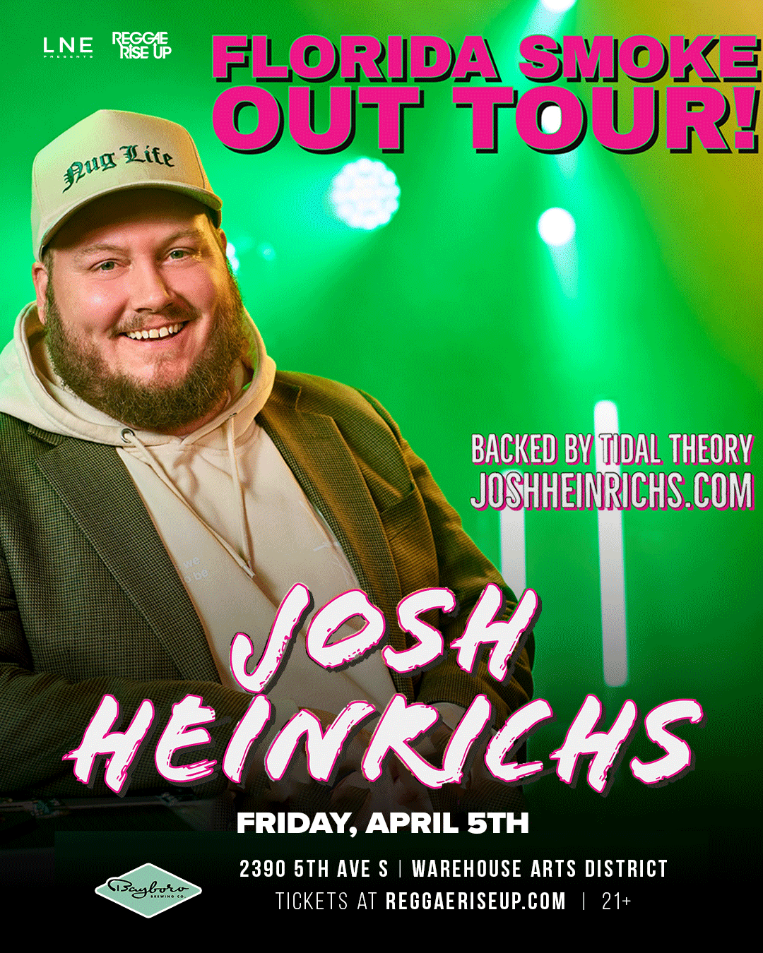 Josh Heinrichs At Bayboro Brewing Co. Tickets At Bayboro Brewing Co. In ...