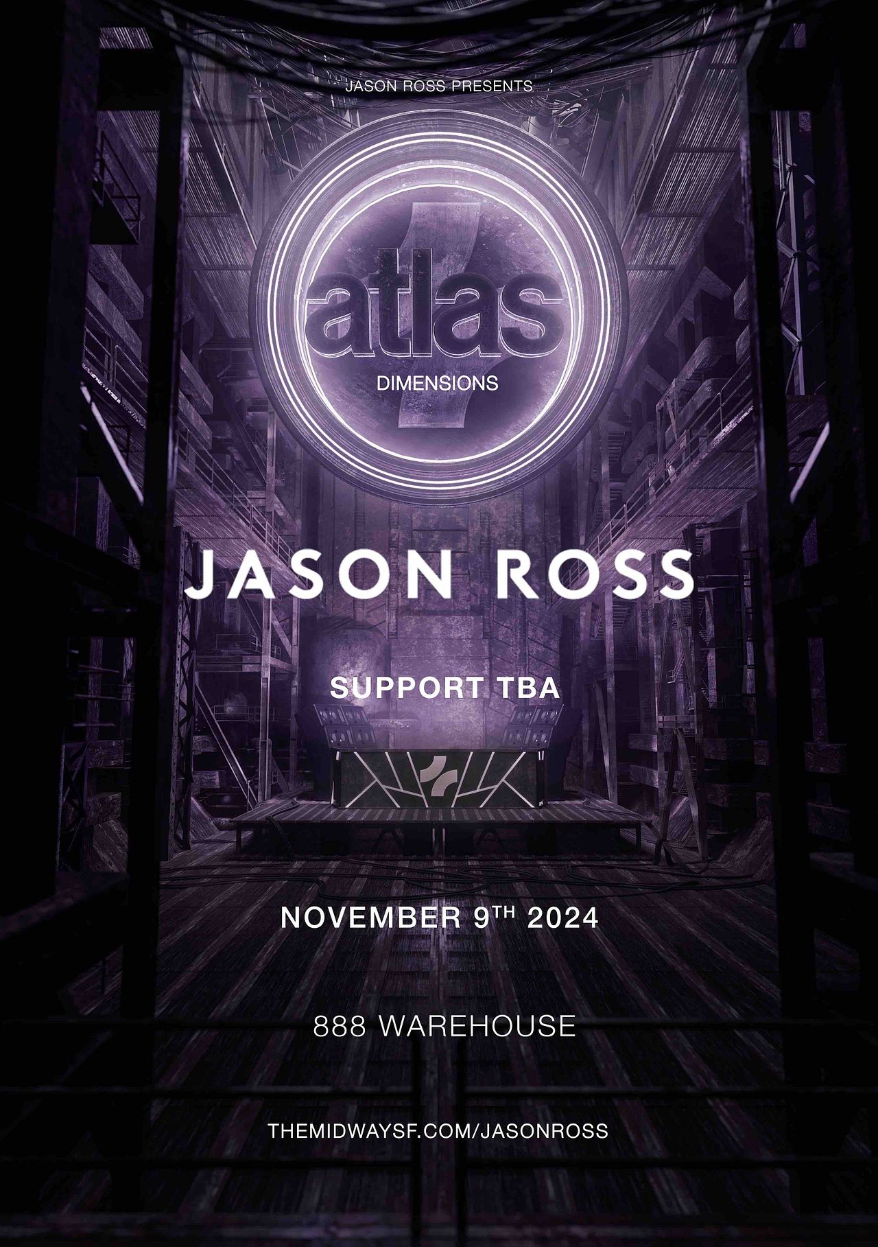 Jason Ross Presents: ATLAS DIMENSIONS Tickets at San Francisco Gallery ...