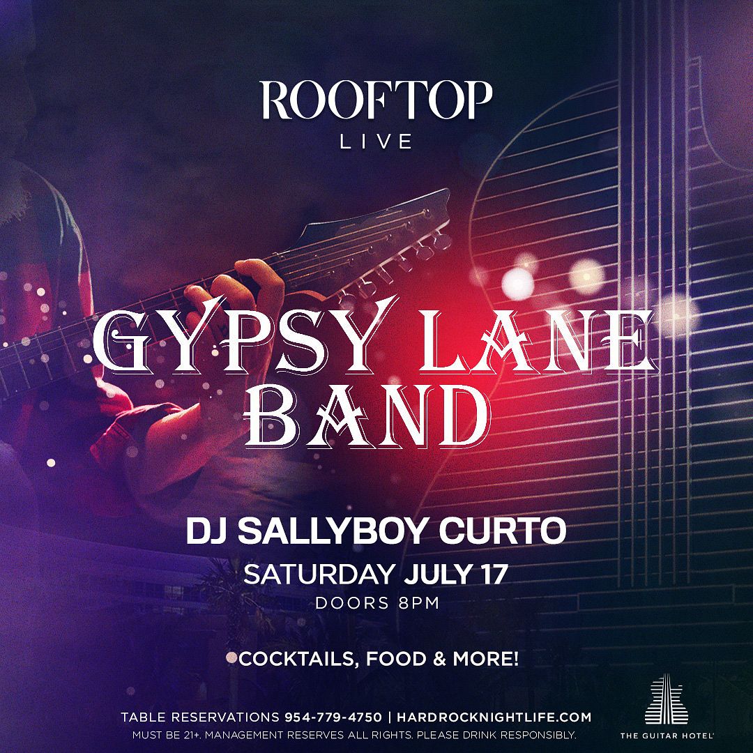 Gypsy Lane Tickets at Rooftop Live in Hollywood by Rooftop Live Tixr