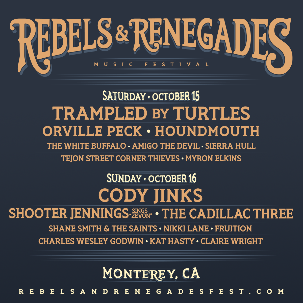 Rebels Renegades Music Festival Tickets At Monterey County Fair And 