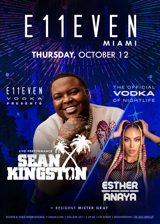 SEAN KINGSTON LIVE Tickets at E11EVEN Miami in Miami by 11 Miami Tixr