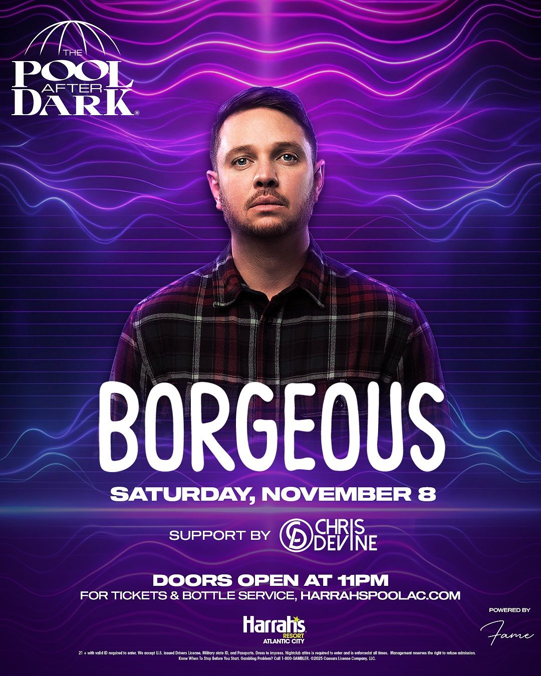 BORGEOUS at The Pool After Dark Saturday, November 8, 2025