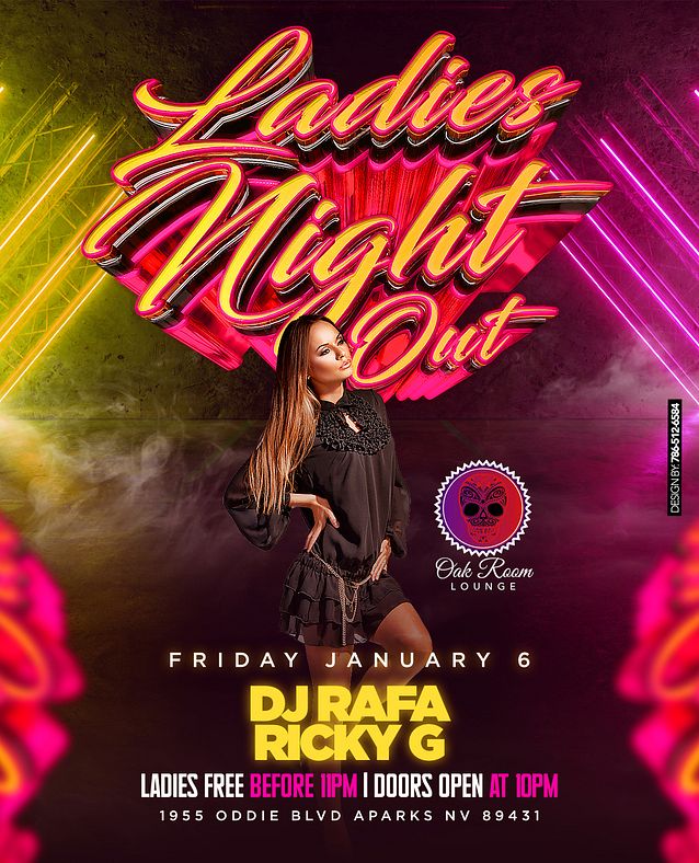 Ladies Night Out Tickets at Oak Room Lounge in Sparks by Oakroom Lounge