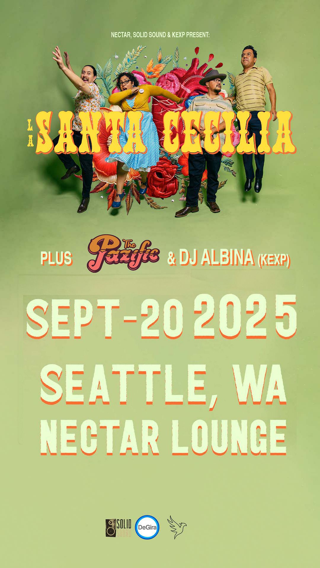 LA SANTA CECILIA with The Pazific & DJ Albina (KEXP) Tickets at